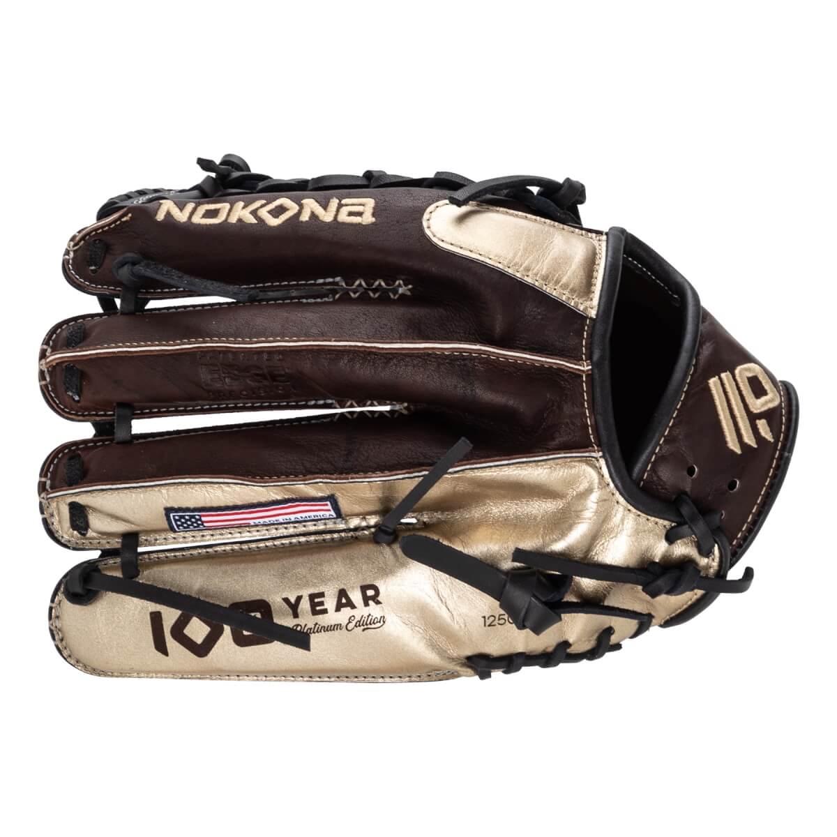 Nokona X2 100 Year Platinum Edition EP 12.50'' Baseball Glove: X2-EP1250M-100YR: Image #467095