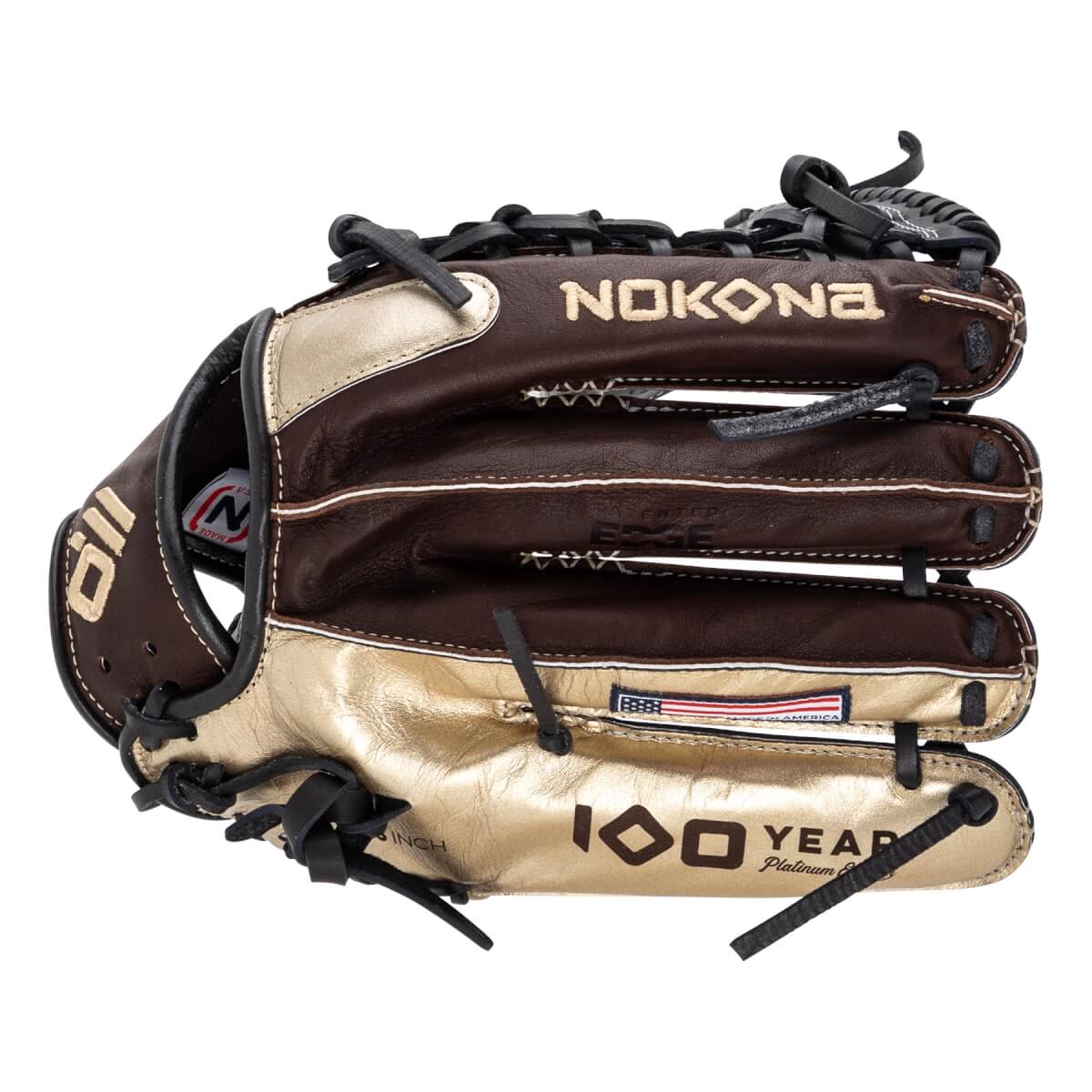 Nokona X2 100 Year Platinum Edition EP 12.50'' Baseball Glove: X2-EP1250M-100YR: Image #466996