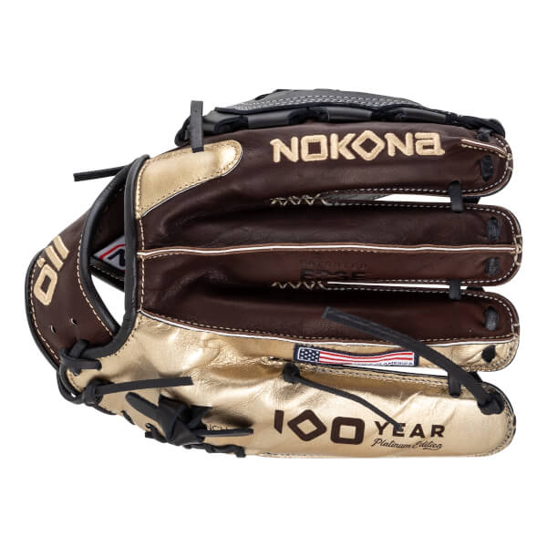 Nokona X2 100 Year Platinum Edition EP 12'' Baseball Glove: X2-EP1200C-100YR: Image #466980