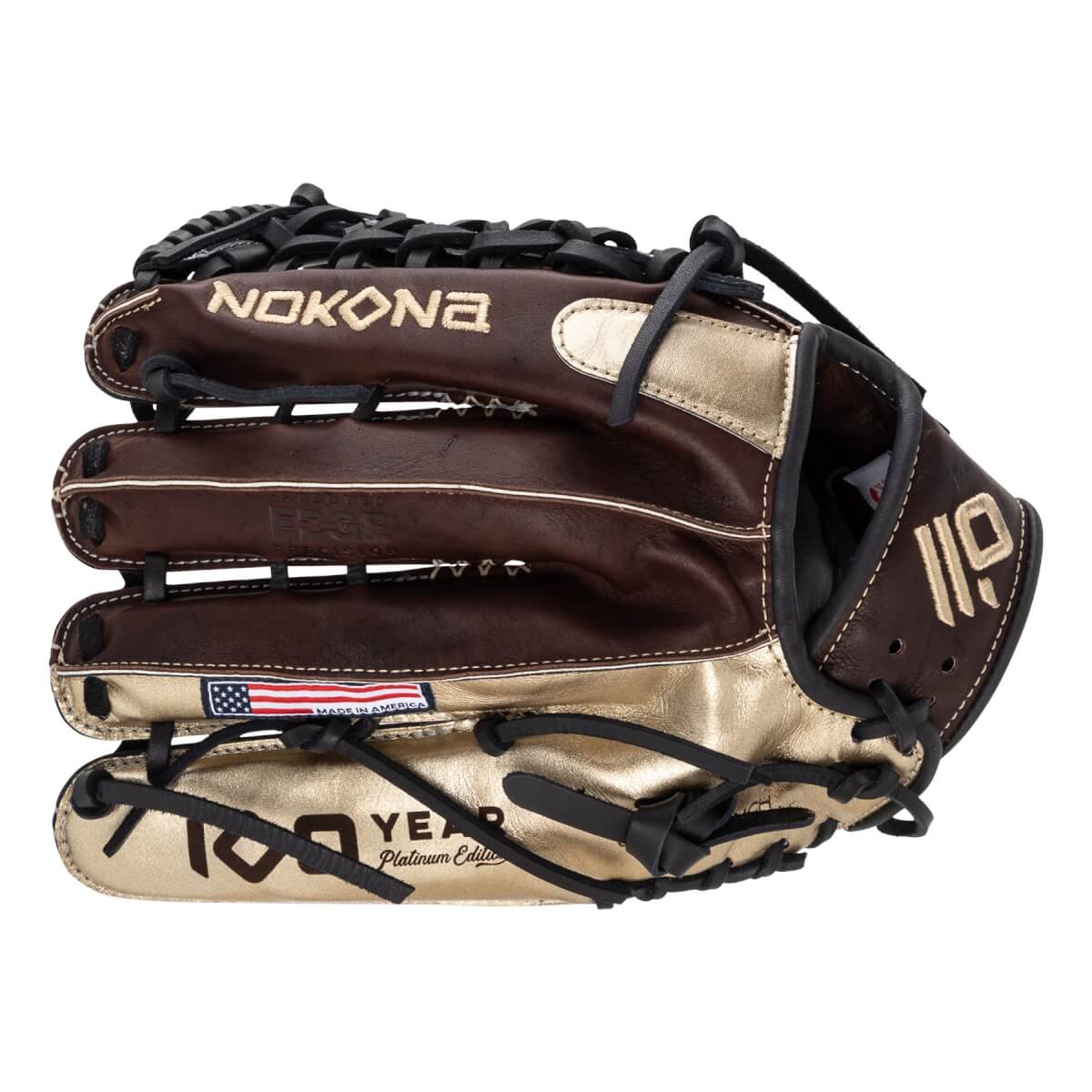 Nokona X2 100 Year Platinum Edition EP 12'' Youth Baseball Glove: X2-EP600M-100YR: Image #467110