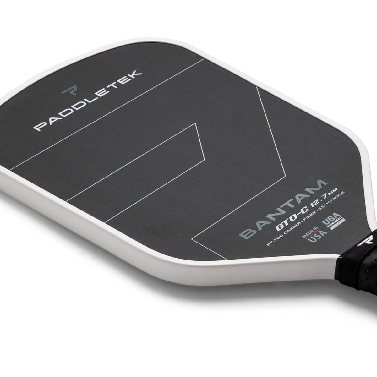 Paddletek Bantam GTO-C 12.7mm Carbon Fiber Pickleball Paddle: Image #458028