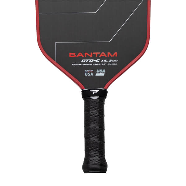 Paddletek Bantam GTO-C 14.3mm Carbon Fiber Pickleball Paddle: Image #458005