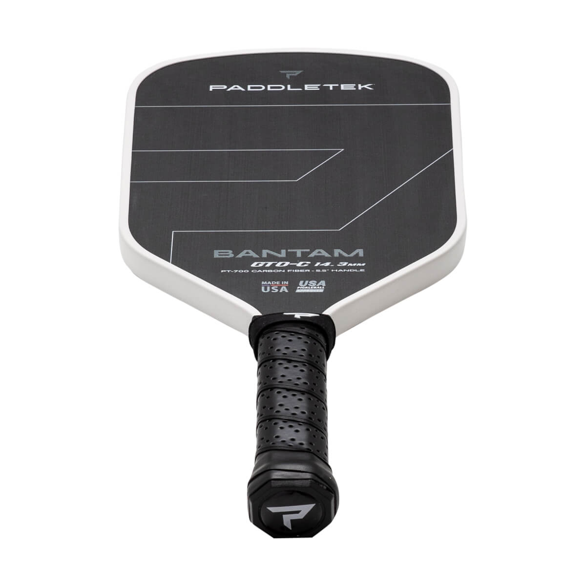 Paddletek Bantam GTO-C 14.3mm Carbon Fiber Pickleball Paddle: Image #458020