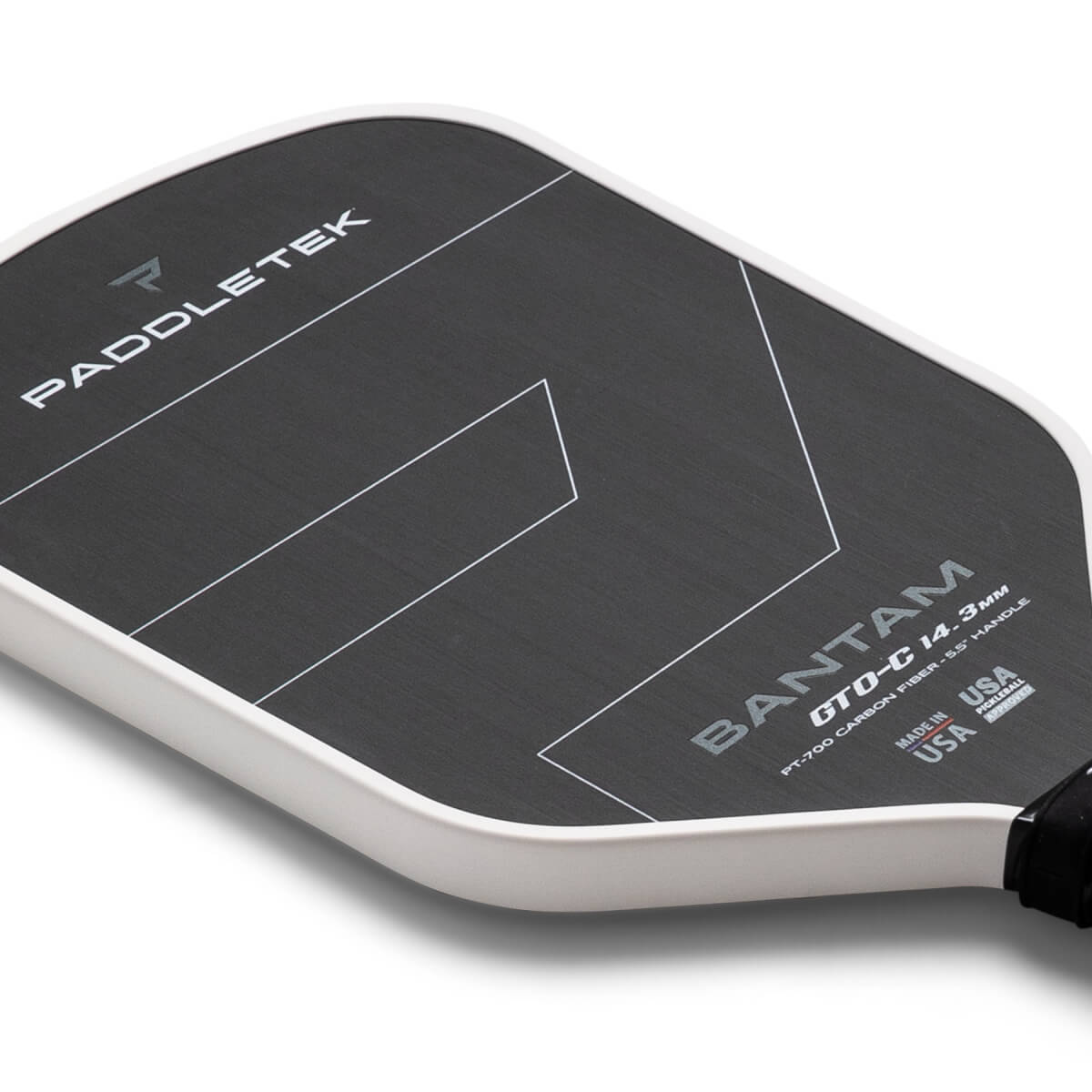 Paddletek Bantam GTO-C 14.3mm Carbon Fiber Pickleball Paddle: Image #458021