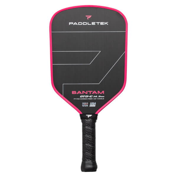Paddletek Bantam GTO-C 14.3mm Carbon Fiber Pickleball Paddle: Image #458036