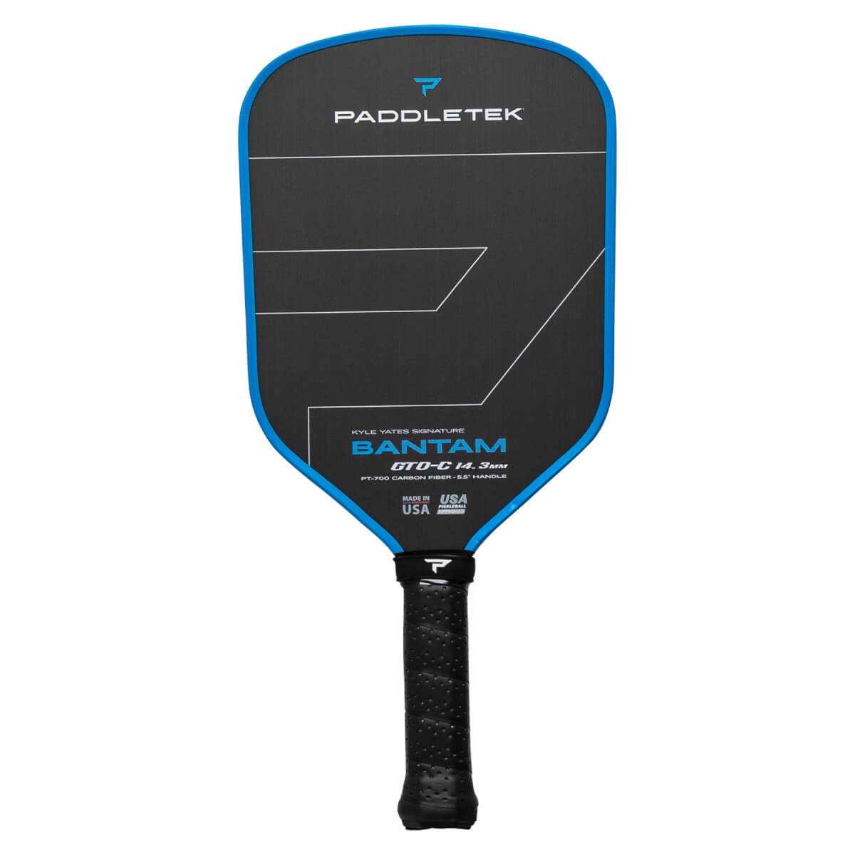 Paddletek Bantam GTO-C 14.3mm Carbon Fiber Pickleball Paddle: Image #457996