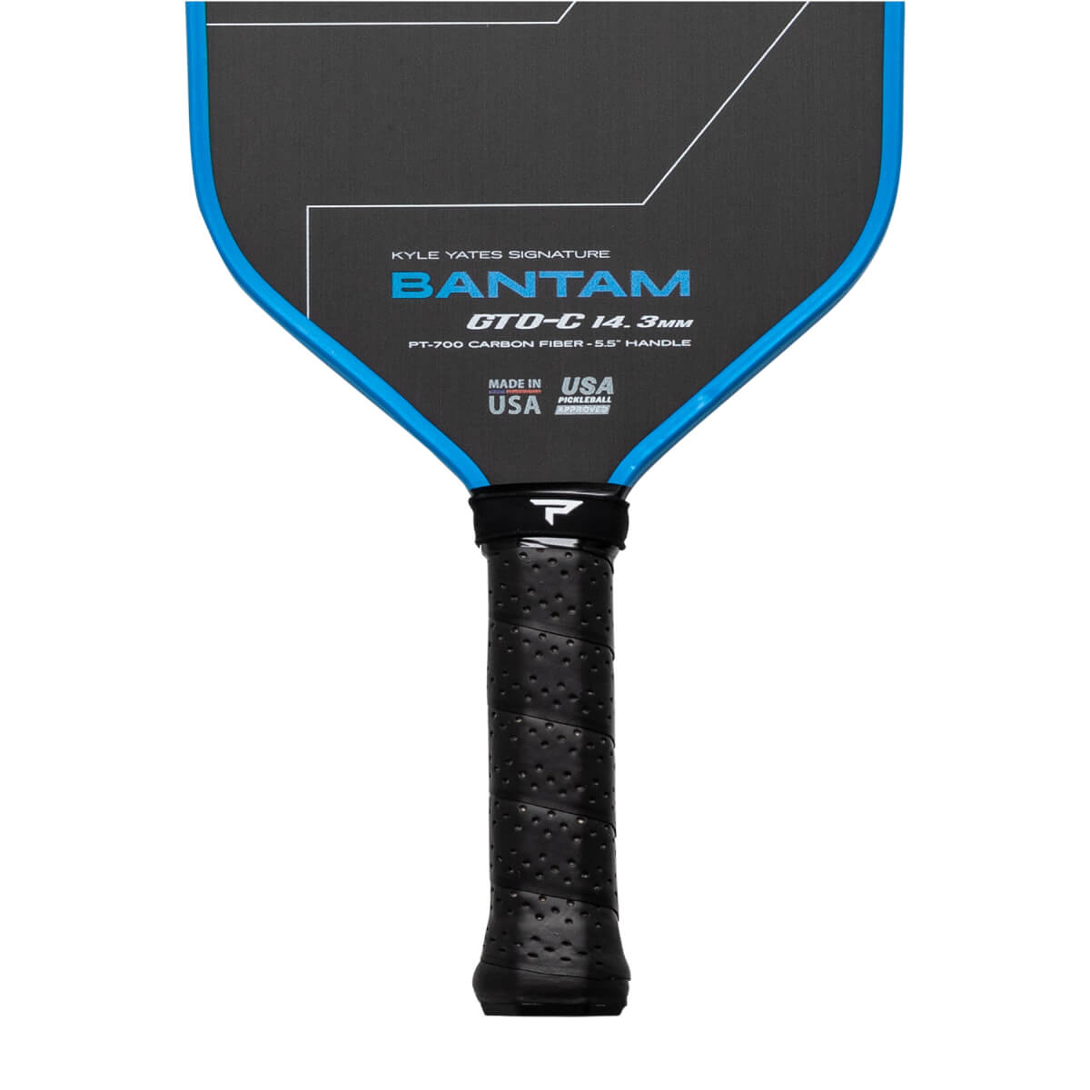 Paddletek Bantam GTO-C 14.3mm Carbon Fiber Pickleball Paddle: Image #457998