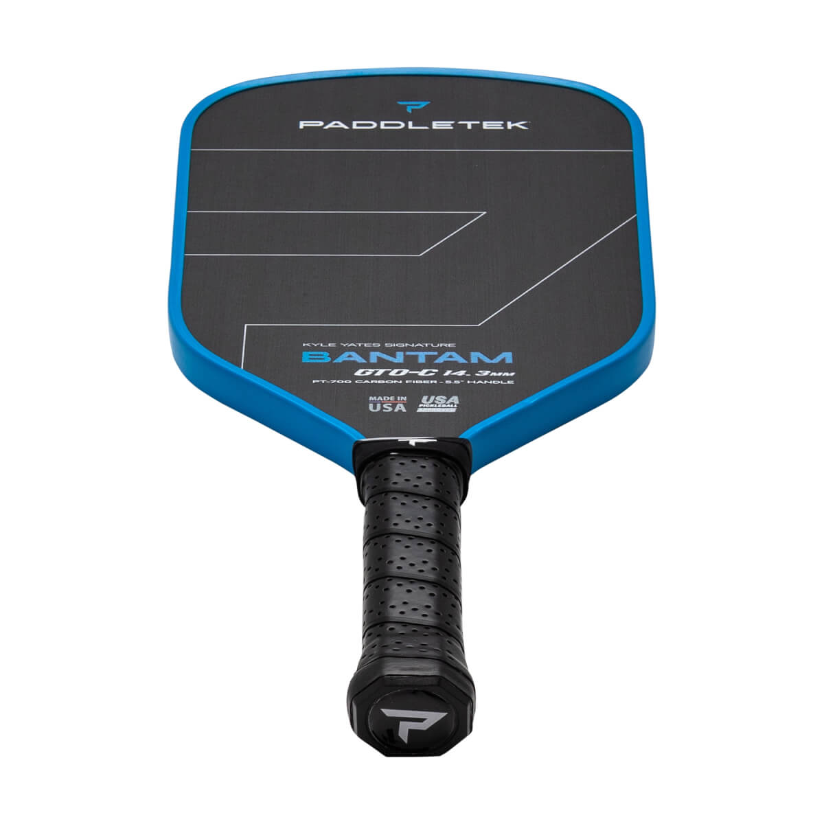 Paddletek Bantam GTO-C 14.3mm Carbon Fiber Pickleball Paddle: Image #457999