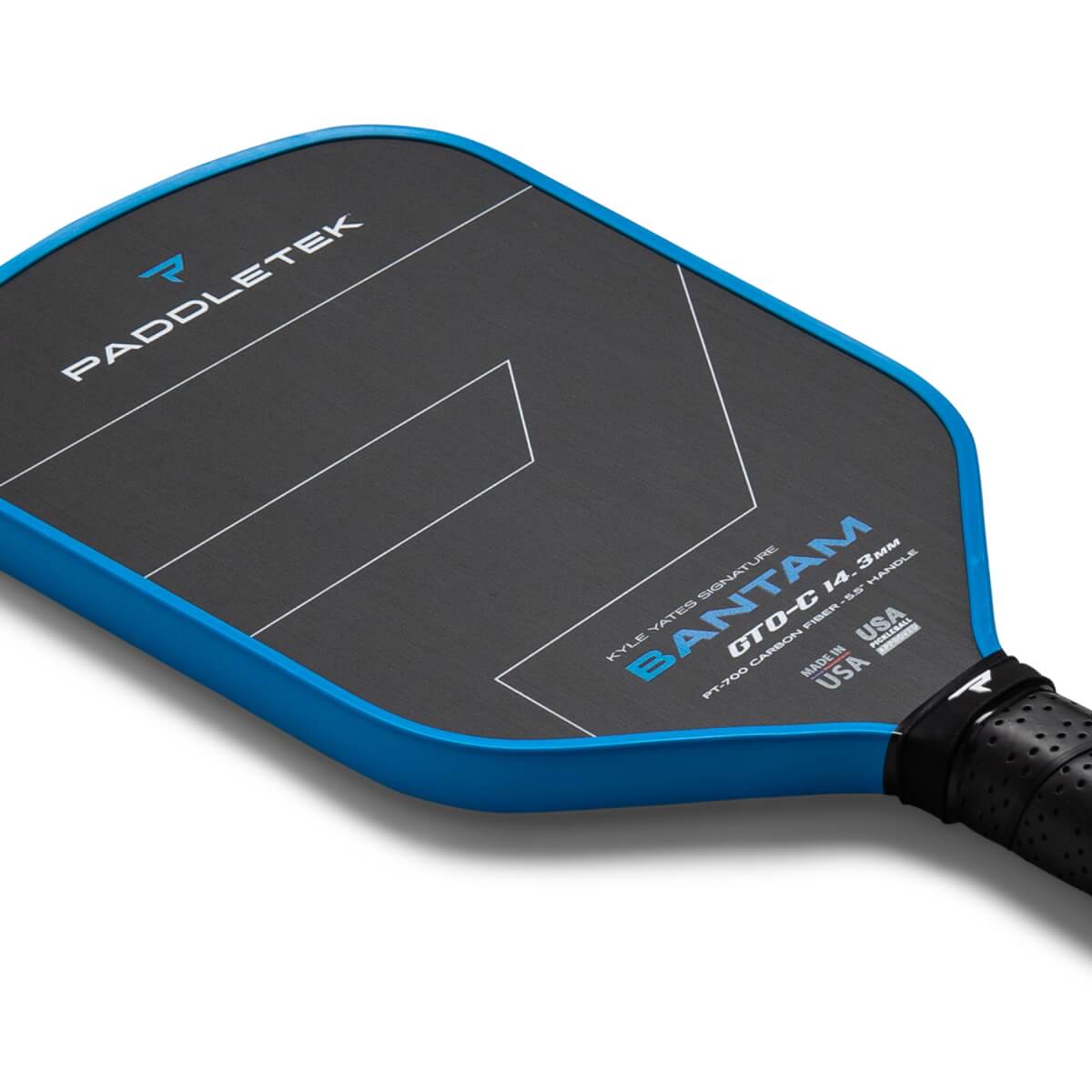 Paddletek Bantam GTO-C 14.3mm Carbon Fiber Pickleball Paddle: Image #458000