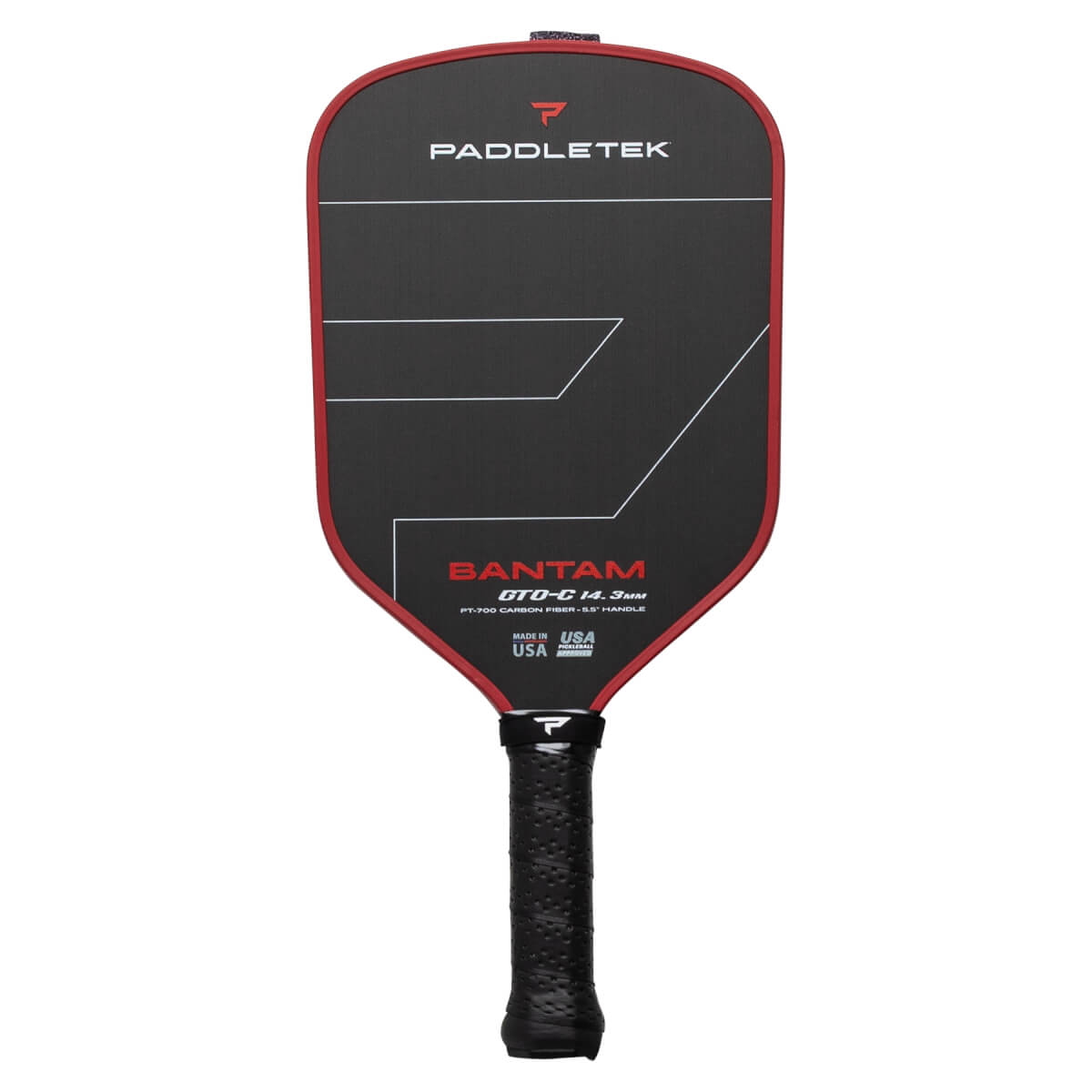 Paddletek Bantam GTO-C 14.3mm Carbon Fiber Pickleball Paddle: Image #458003