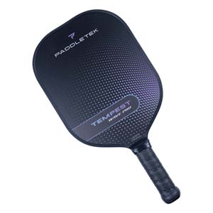 Paddletek Tempest Wave Pro Middleweight Carbon Fiber Pickleball Paddle: Image #396559