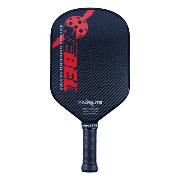 PROLITE Rebel Pro Black Diamond Series Carbon Fiber Pickleball Paddle