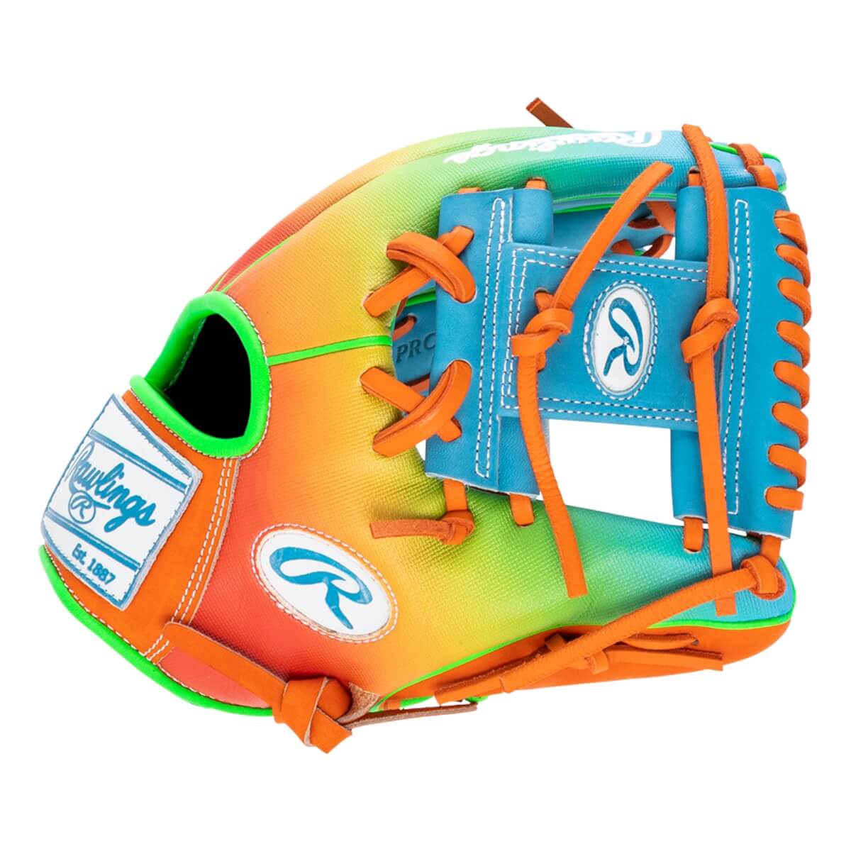 Rawlings Heart of the Hide Funburst 11.5" Baseball Glove: PROR204-2CBO: Image #457004