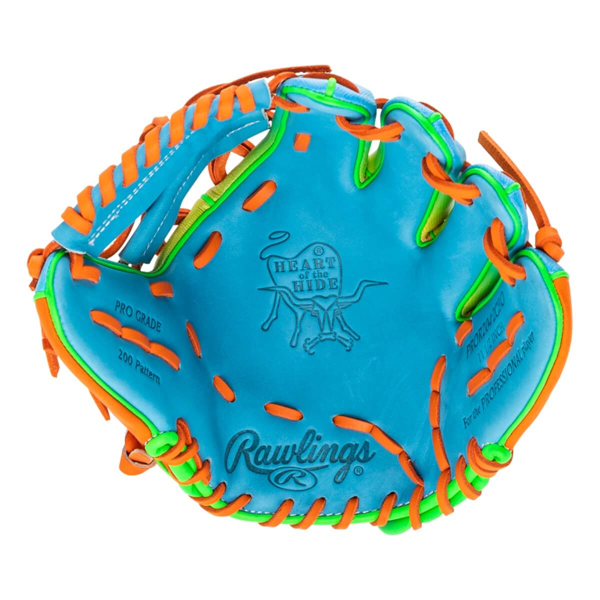 Rawlings Heart of the Hide Funburst 11.5" Baseball Glove: PROR204-2CBO: Image #457006