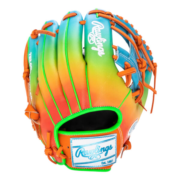 Rawlings Heart of the Hide Funburst 11.5" Baseball Glove: PROR204-2CBO: Image #457007