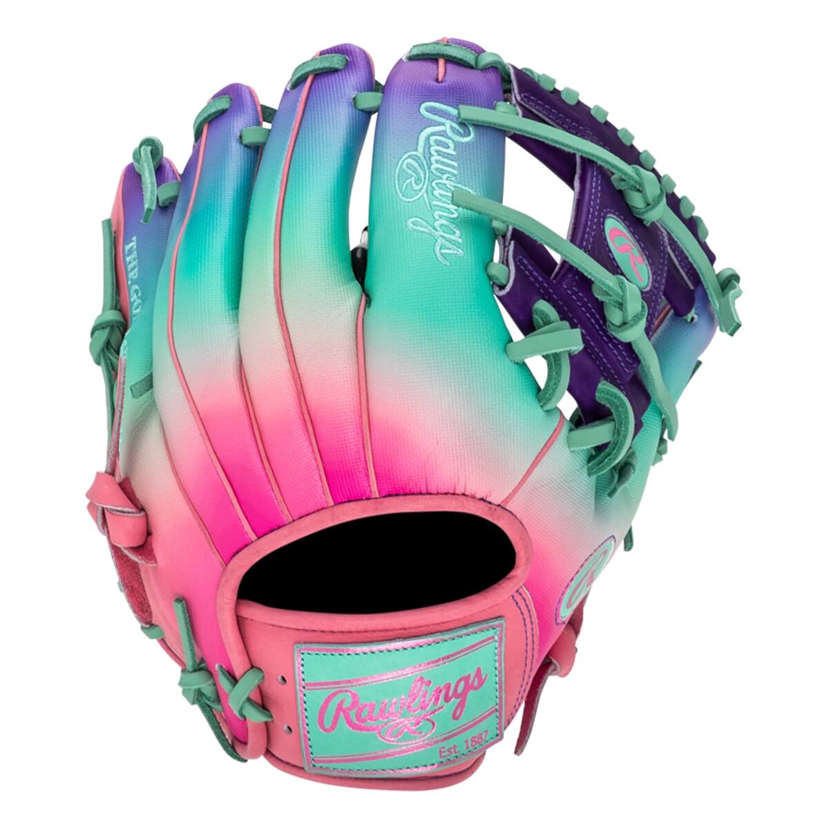 Rawlings Heart of the Hide Funburst 11.5" Baseball Glove: PROR204-2PUP: Image #457023