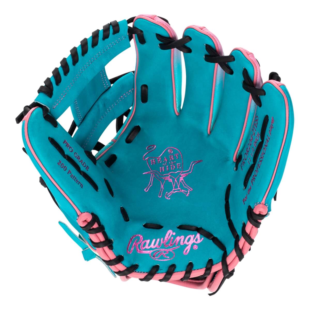 Rawlings Heart of the Hide Funburst 11.5" Baseball Glove: PROR204-2TESS: Image #457050