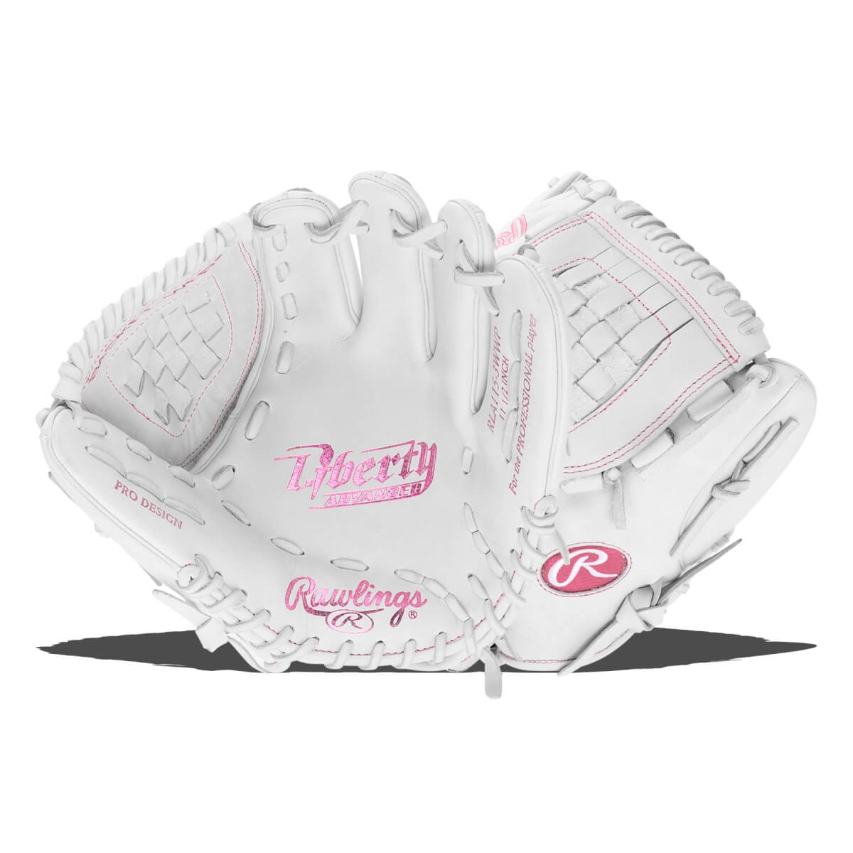 Rawlings Liberty Advanced Color Series 4.0 11.5" Fastpitch Softball Glove: RLA115-3WWP: Image #458103