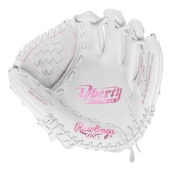 Rawlings Liberty Advanced Color Series 4.0 11.5" Fastpitch Softball Glove: RLA115-3WWP: Image #458105