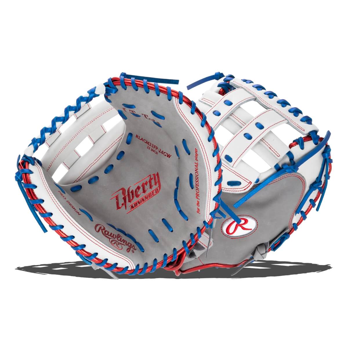 Rawlings Liberty Advanced 33" Fastpitch Softball Catcher's Mitt: RLACM33FP-24GW: Image #458144