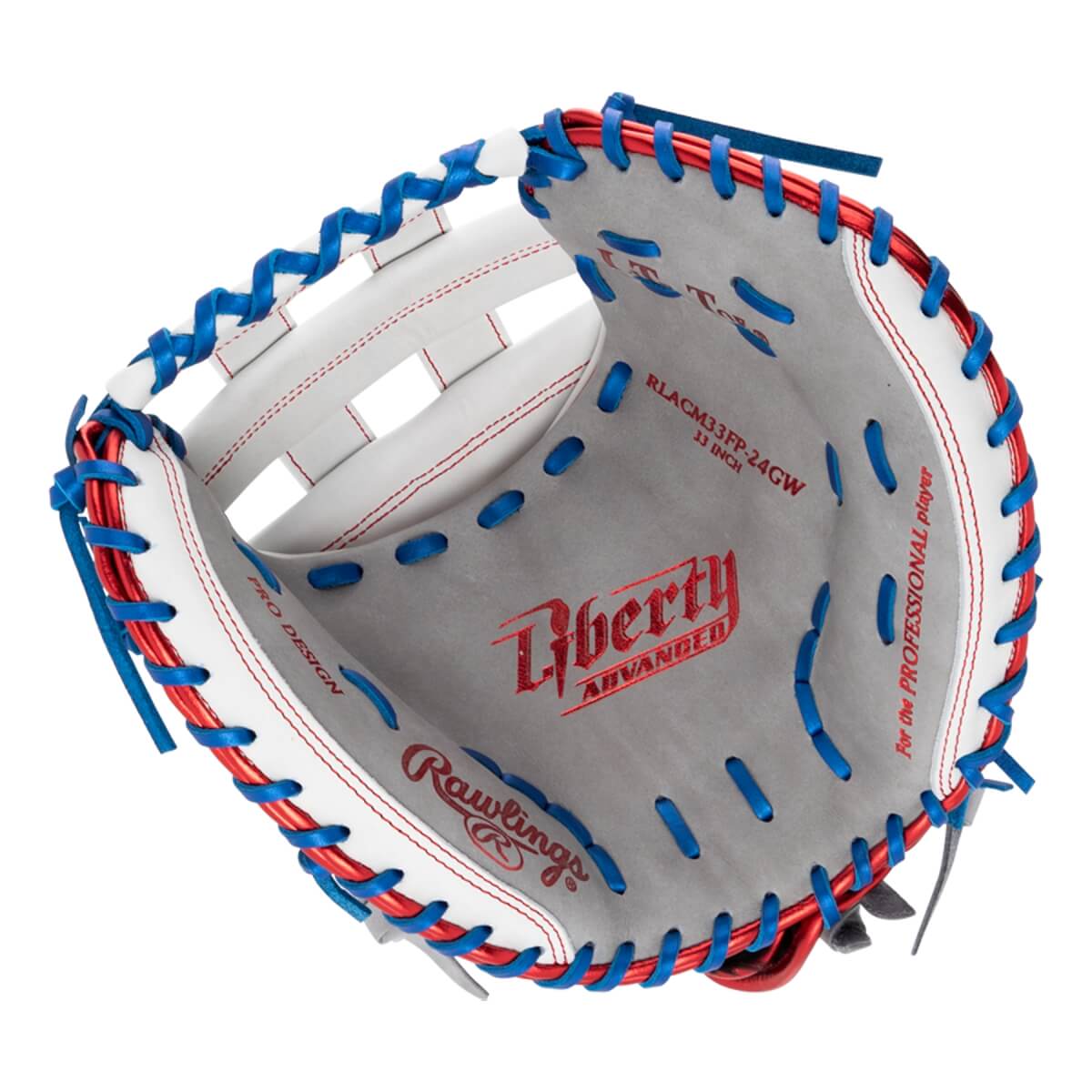 Rawlings Liberty Advanced 33" Fastpitch Softball Catcher's Mitt: RLACM33FP-24GW: Image #458145
