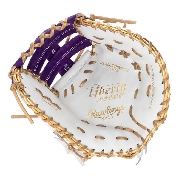 Rawlings Liberty Advanced Color Series 13" Fastpitch Softball First Base Mitt: RLADCTSBWPUG: Image #464489