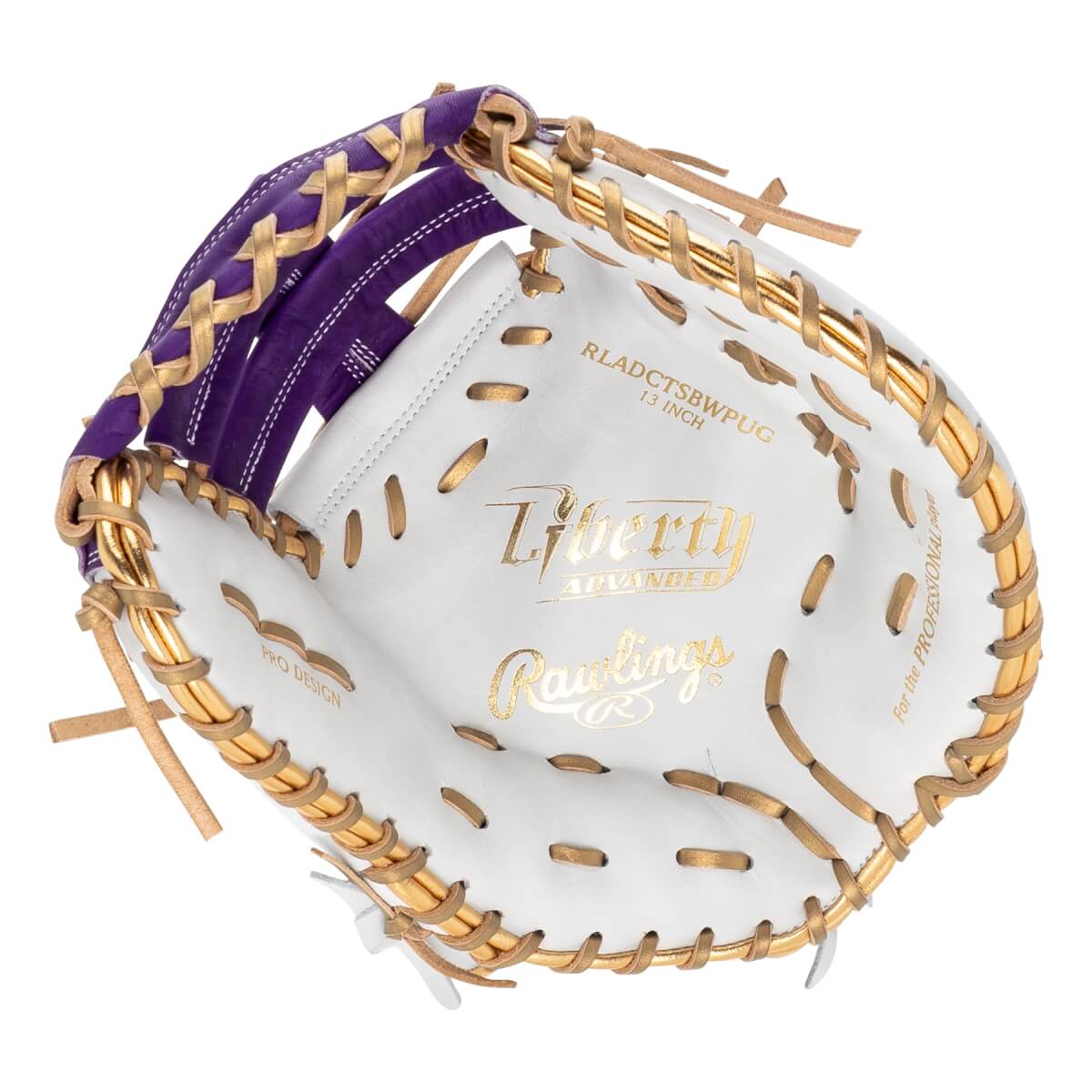 Rawlings Liberty Advanced Color Series 13" Fastpitch Softball First Base Mitt: RLADCTSBWPUG: Image #464493