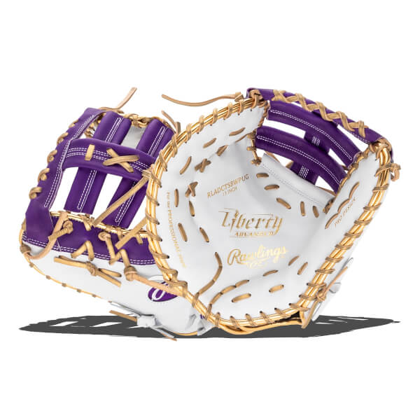 Rawlings Liberty Advanced Color Series 13" Fastpitch Softball First Base Mitt: RLADCTSBWPUG: Image #464986