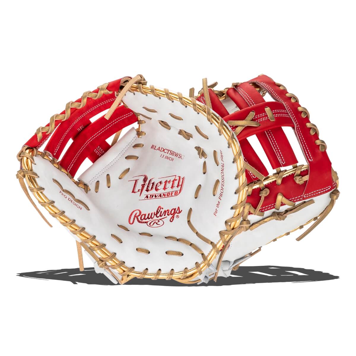 Rawlings Liberty Advanced Color Series 4.0 13" Fastpitch Softball First Base Mitt: RLADCTSBWSG: Image #464521