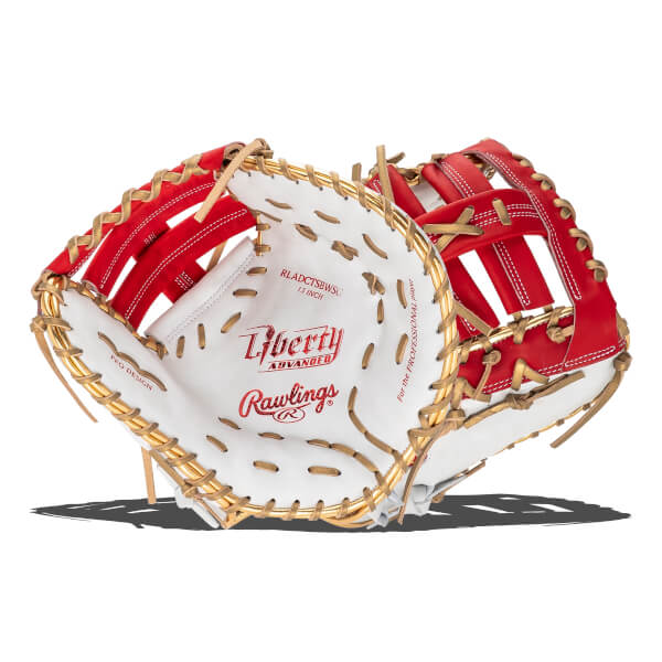 Rawlings Liberty Advanced Color Series 4.0 13" Fastpitch Softball First Base Mitt: RLADCTSBWSG: Image #464521