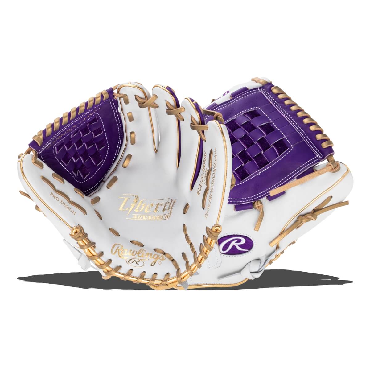 Rawlings Liberty Advanced Color Series 4.0 12" Fastpitch Softball Glove: RLA120-3WPUG: Image #464431