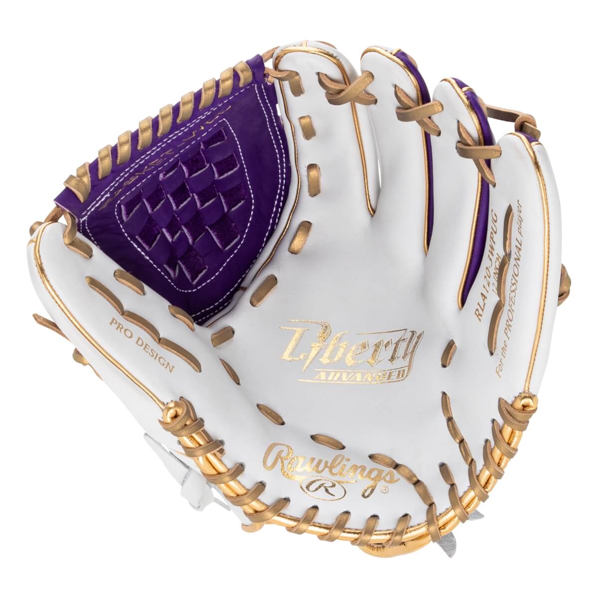 Rawlings Liberty Advanced Color Series 4.0 12" Fastpitch Softball Glove: RLA120-3WPUG: Image #464433