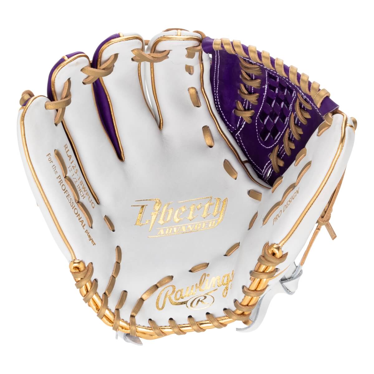Rawlings Liberty Advanced Color Series 4.0 12.5" Fastpitch Softball Glove: RLA125-18WPUG: Image #464716