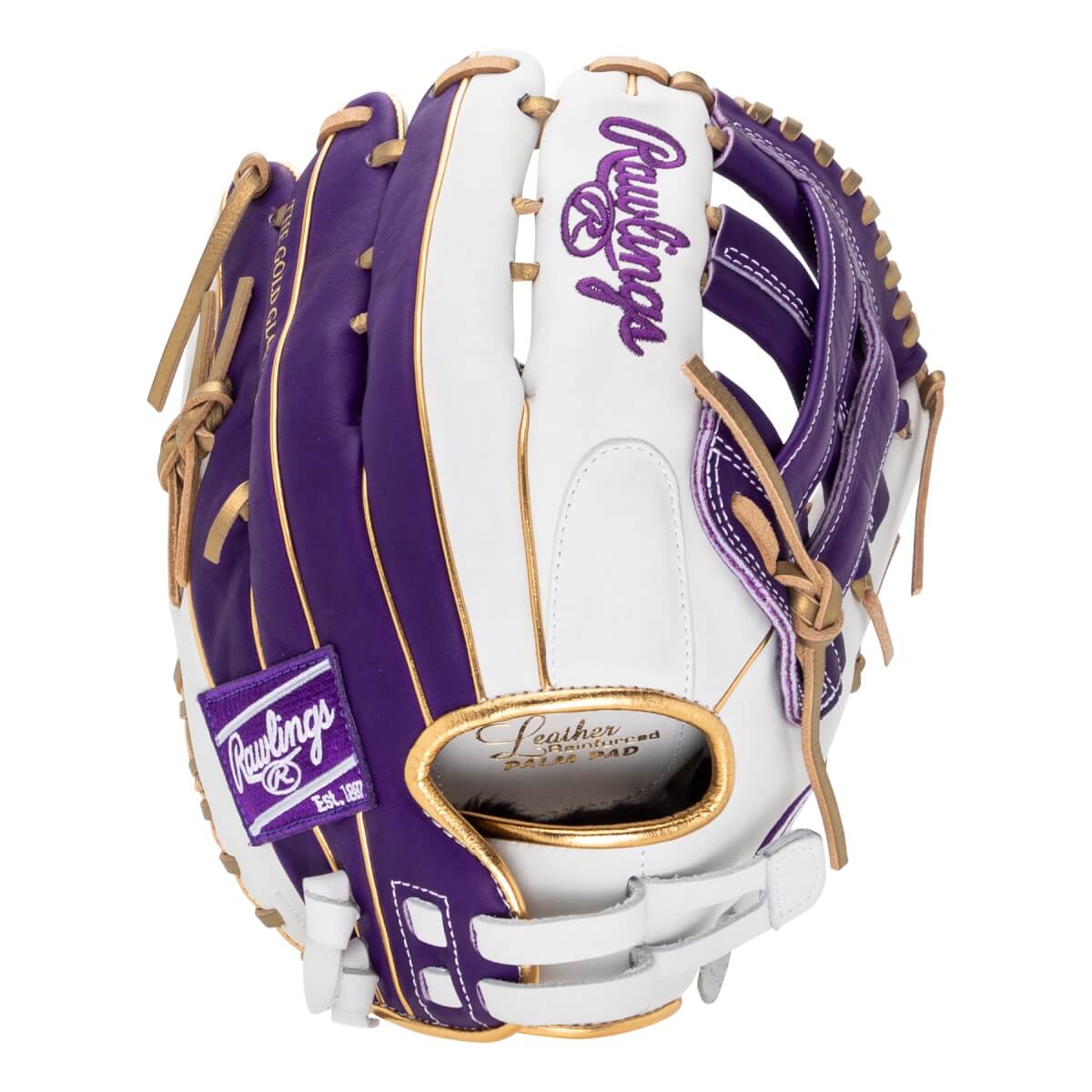 Rawlings Liberty Advanced Color Series 4.0 12.75" Fastpitch Softball Glove: RLA1275-6WPUG: Image #464895