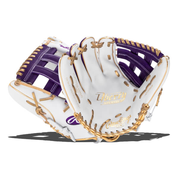 Rawlings Liberty Advanced Color Series 4.0 12.75" Fastpitch Softball Glove: RLA1275-6WPUG: Image #464784