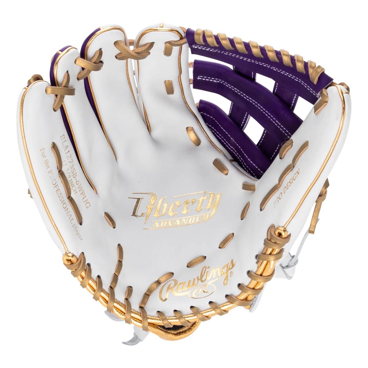 Rawlings Liberty Advanced Color Series 4.0 12.75" Fastpitch Softball Glove: RLA1275-6WPUG: Image #464785