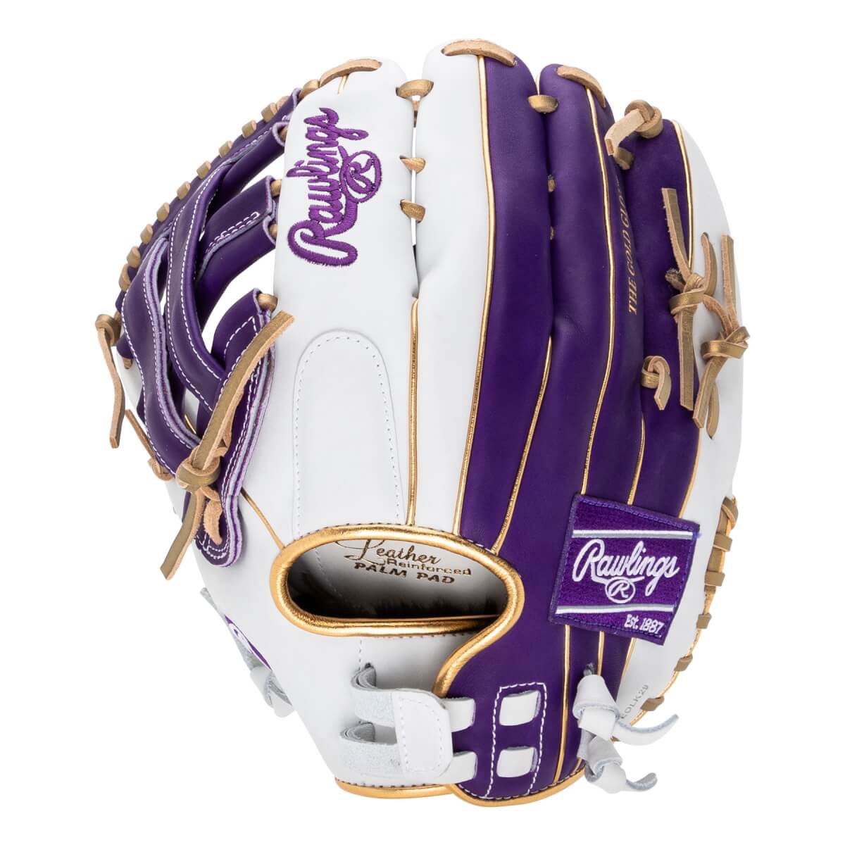 Rawlings Liberty Advanced Color Series 4.0 12.75" Fastpitch Softball Glove: RLA1275-6WPUG: Image #464790