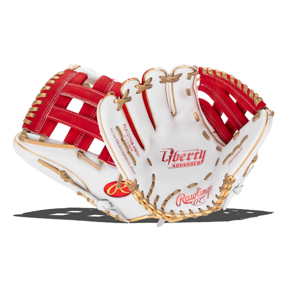 Rawlings Liberty Advanced Color Series 4.0 12.75" Fastpitch Softball Glove: RLA1275-6WSG: Image #464800