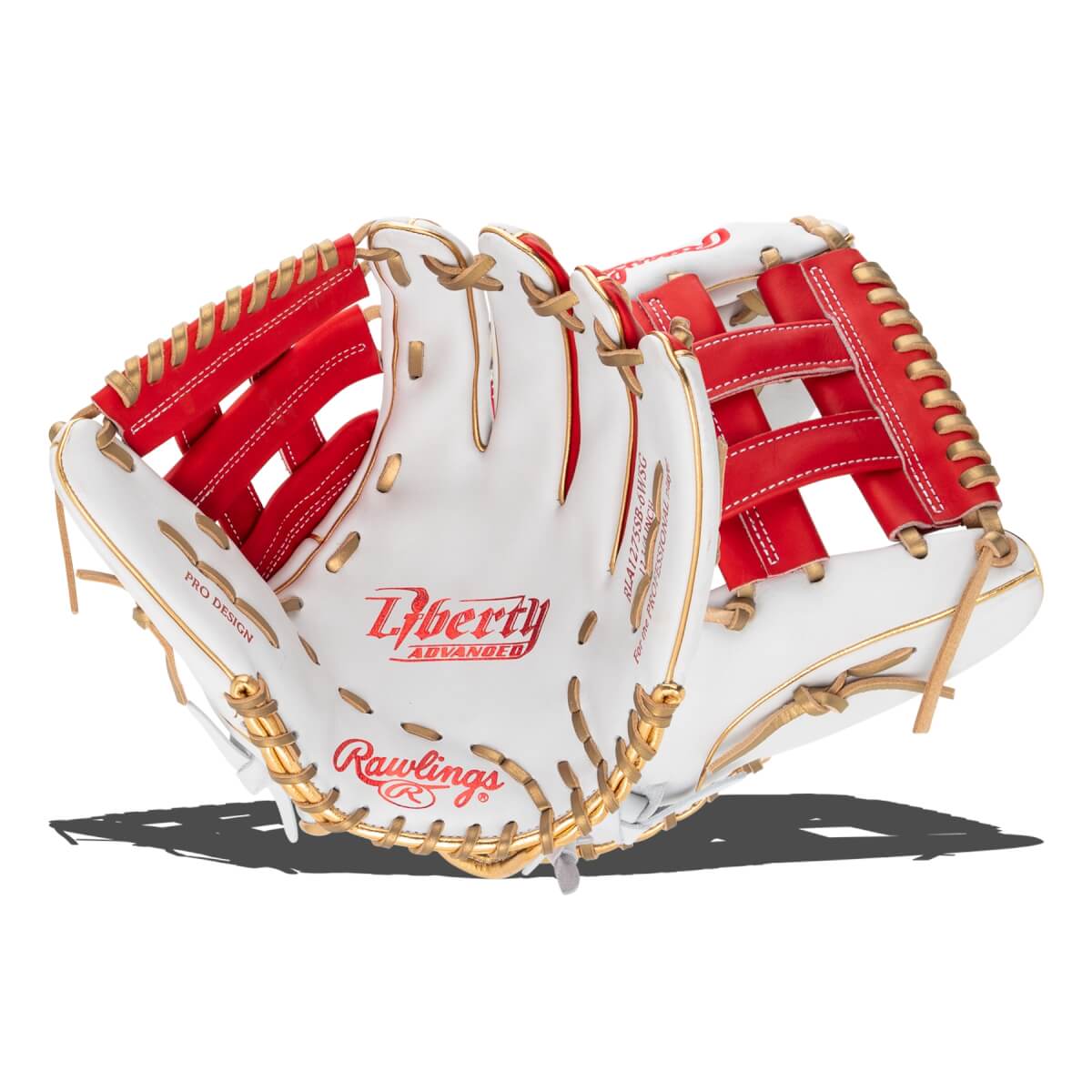 Rawlings Liberty Advanced Color Series 4.0 12.75" Fastpitch Softball Glove: RLA1275-6WSG: Image #464803