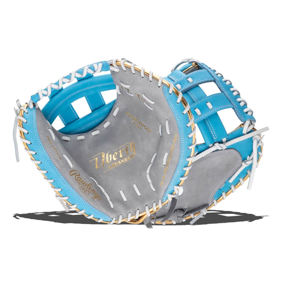 Rawlings Liberty Advanced Color Series 4.0 34" Fastpitch Softball Catcher's Mitt: RLACM34FPGCB: Image #464440