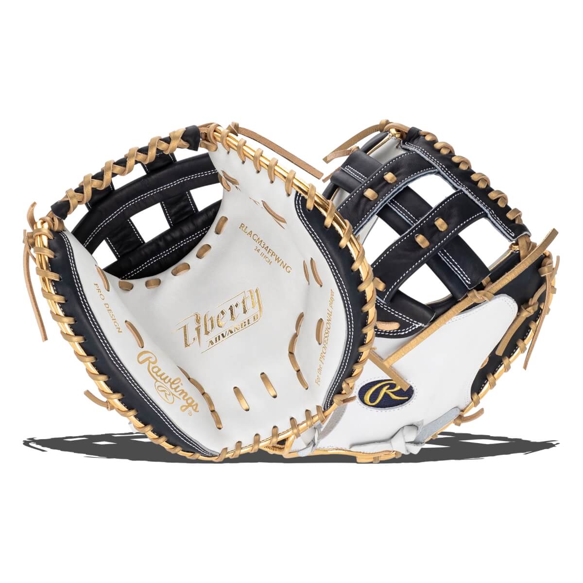 Rawlings Liberty Advanced Color Series 4.0 34" Fastpitch Softball Catcher's Mitt: RLACM34FPWNG: Image #464448