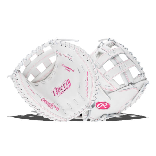 Rawlings Liberty Advanced Color Series 4.0 34" Fastpitch Softball Catcher's Mitt: RLACM34FPWP: Image #464842