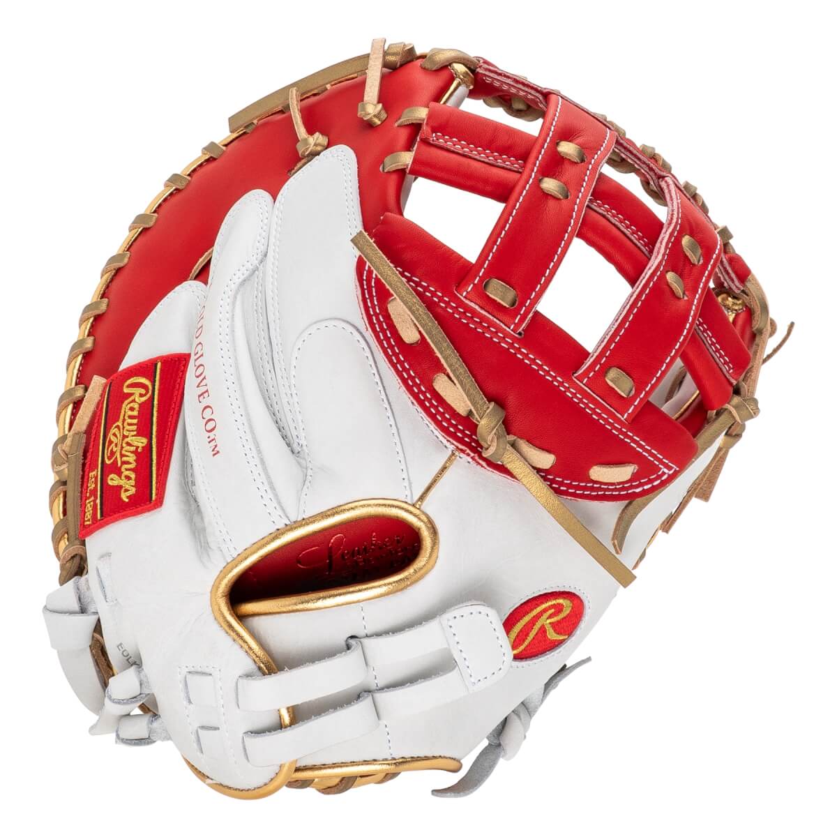 Rawlings Liberty Advanced Color Series 4.0 34" Fastpitch Softball Catcher's Mitt: RLACM34FPWSG: Image #464470