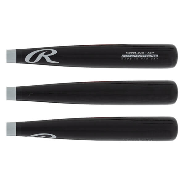 Rawlings Player Preferred Ash Wood Baseball Bat: 318RAW: Image #462357