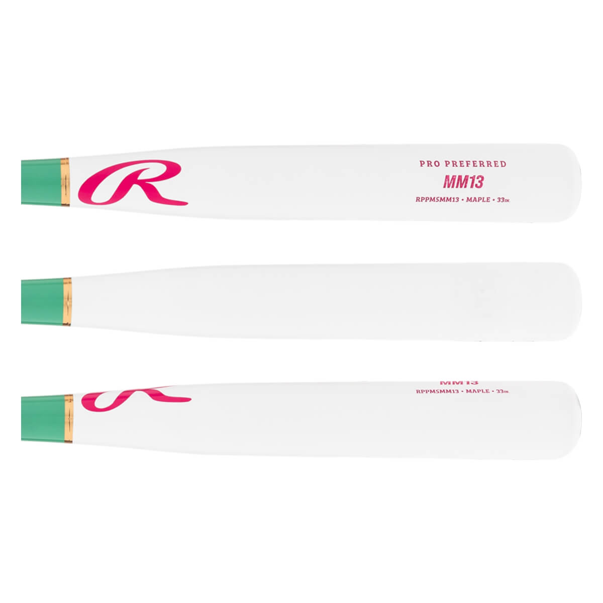 Rawlings Pro Preferred MM13 Maple Wood Baseball Bat: RPPM5MM13: Image #459589