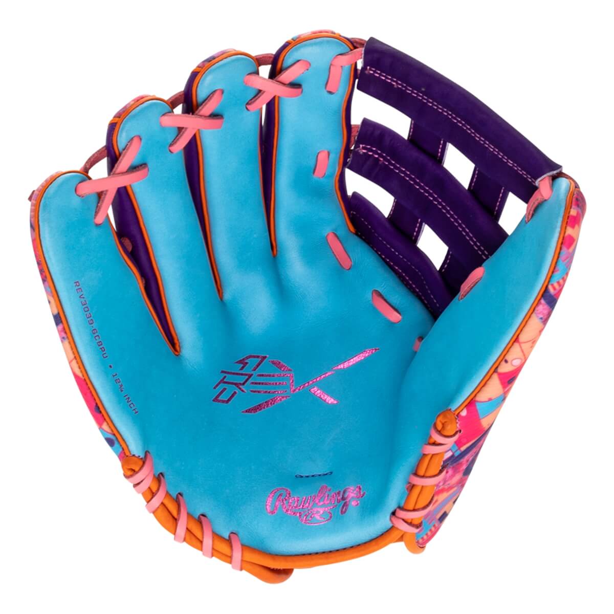 Rawlings REV1X 12.75" Baseball Glove: REV3039-6CBPU: Image #461105