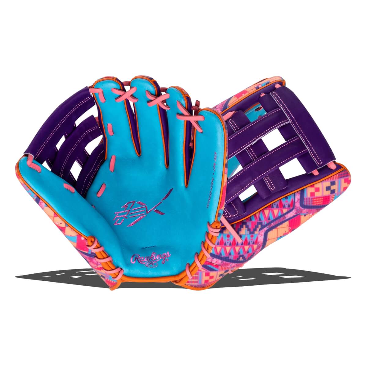 Rawlings REV1X 12.75" Baseball Glove: REV3039-6CBPU: Image #459833