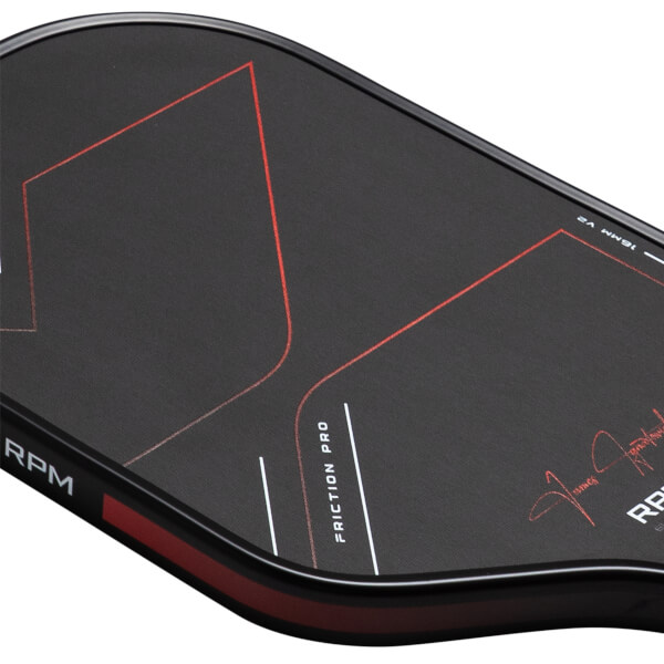 RPM Friction Pro 16mm Elongated V2 Carbon Fiber Pickleball Paddle