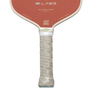 Close-up of the handle showing the "KIRK" logo and textured grip.