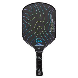 Six Zero Black Opal 14mm Carbon Fiber Pickleball Paddle: Image #464369